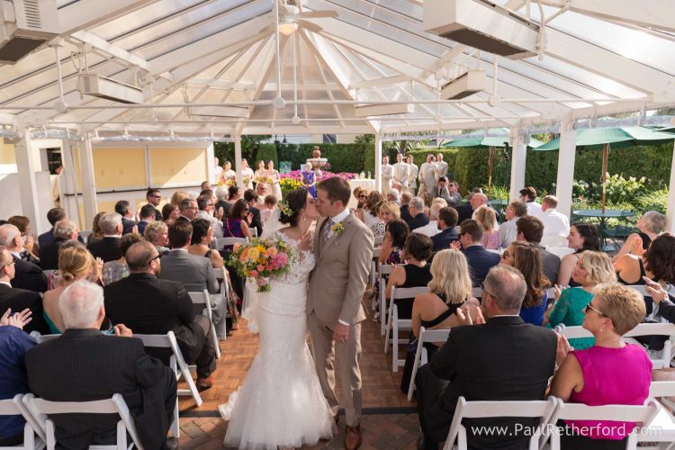 stafford's perry hotel wedding photo