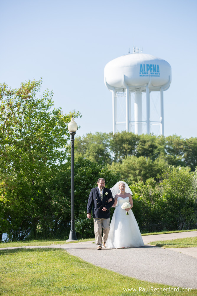  Alpena  Michigan  Wedding  Rotary Island Fletcher Street 