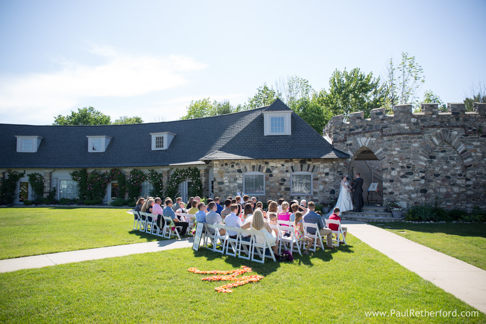 Knights Castle Courtyard Wedding Castle Farms Charlevoix Michigan ...