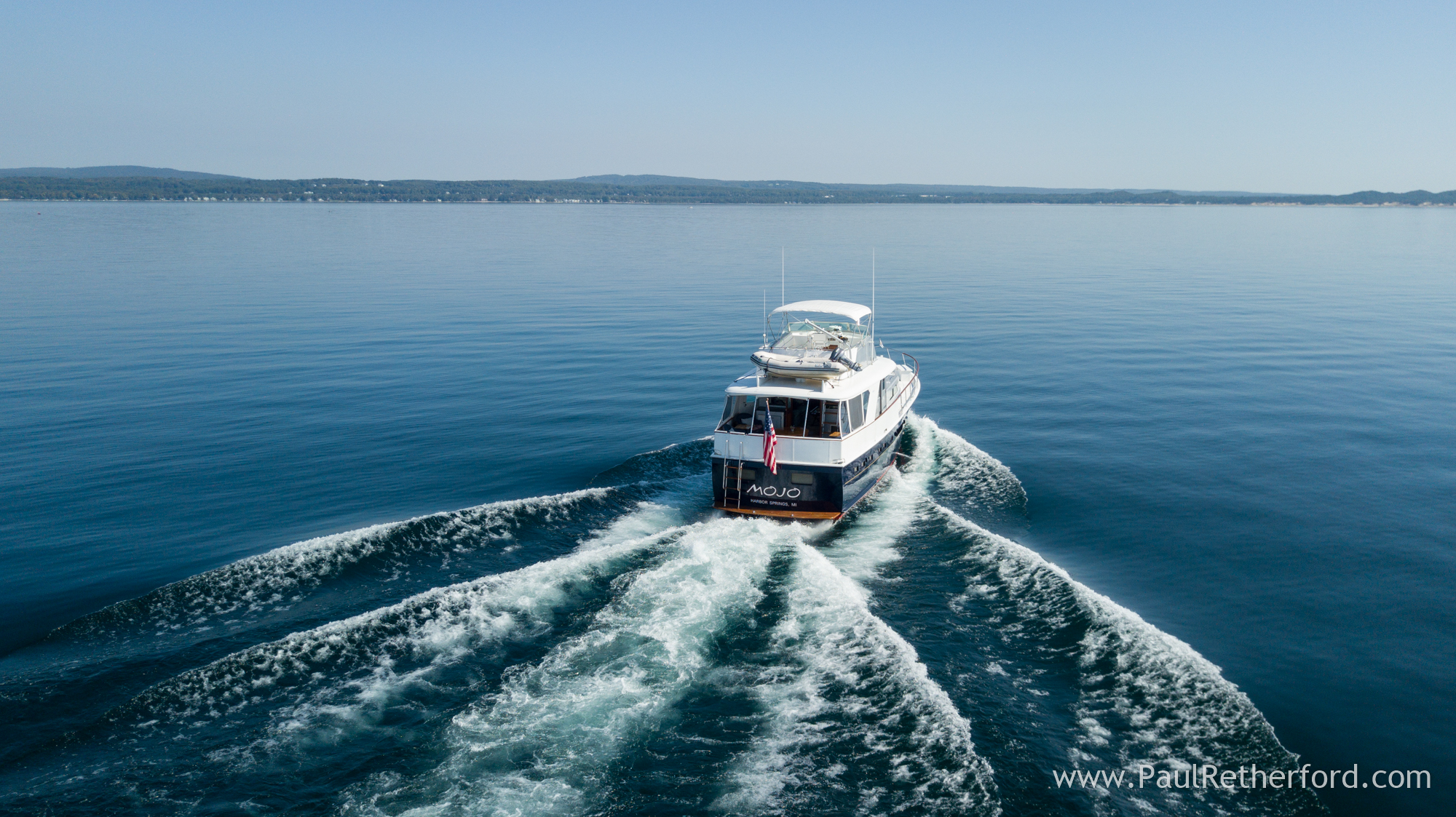 Northern Michigan yacht boat photography broker sales drone photo