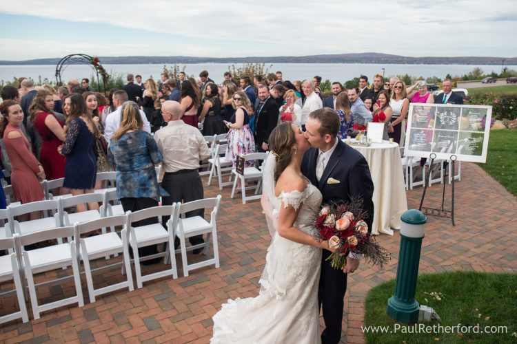northern michigan outdoor wedding venue photo