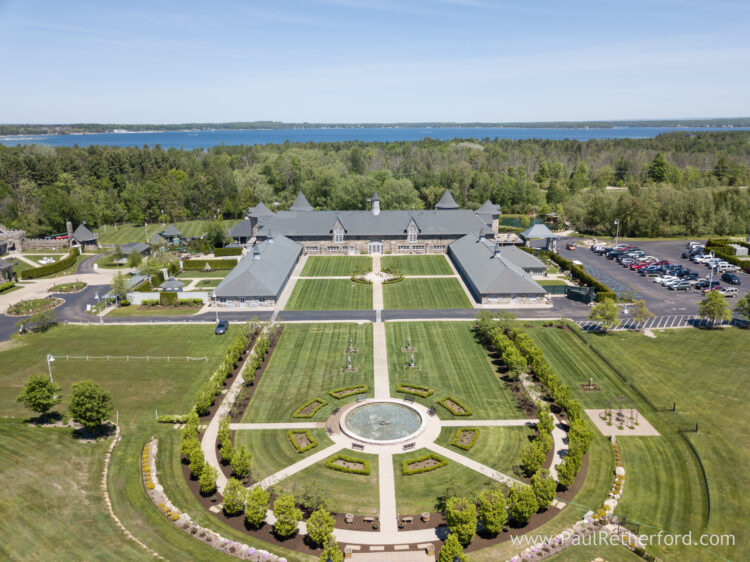 aerial castle farms photo