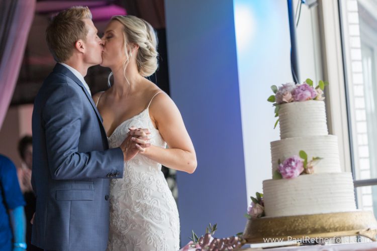 the loft wedding photo cake first dance bay harbor