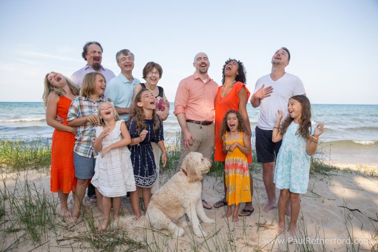 family vacation photo northern michigan