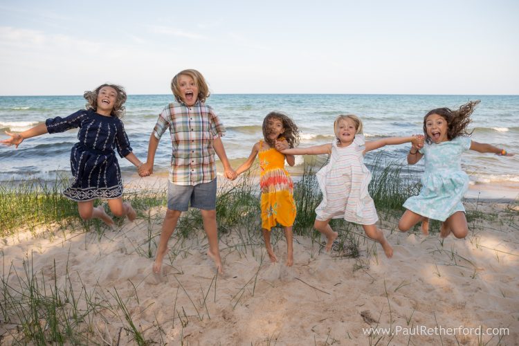 Harrisville Northern Michigan Lake Huron beach family photography
