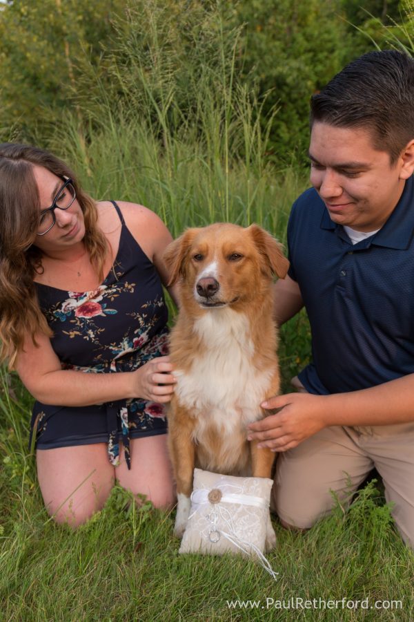 engagement photo northern michigan