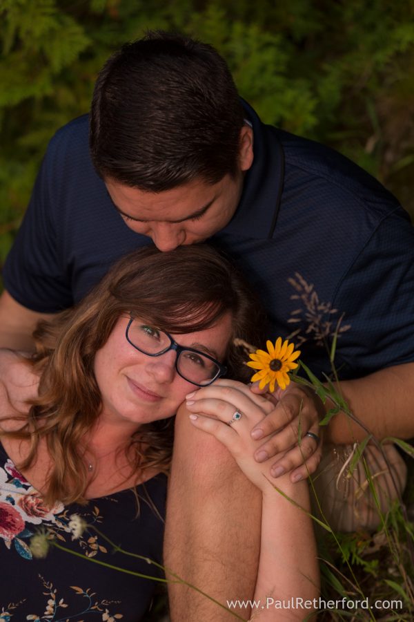 save the date engagement session photo