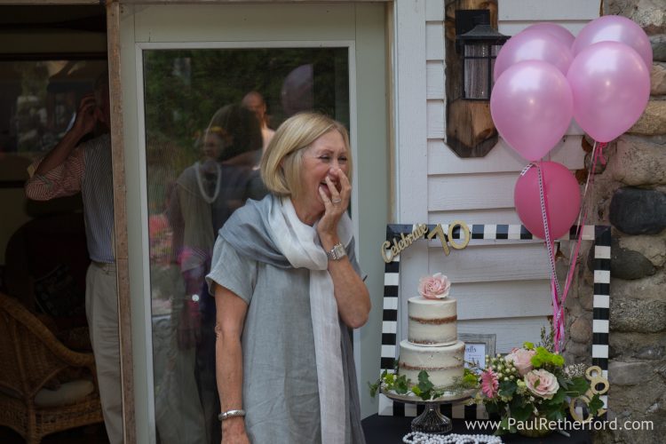 Horton Bay General Store surprise Birthday Party Boyne City Photography