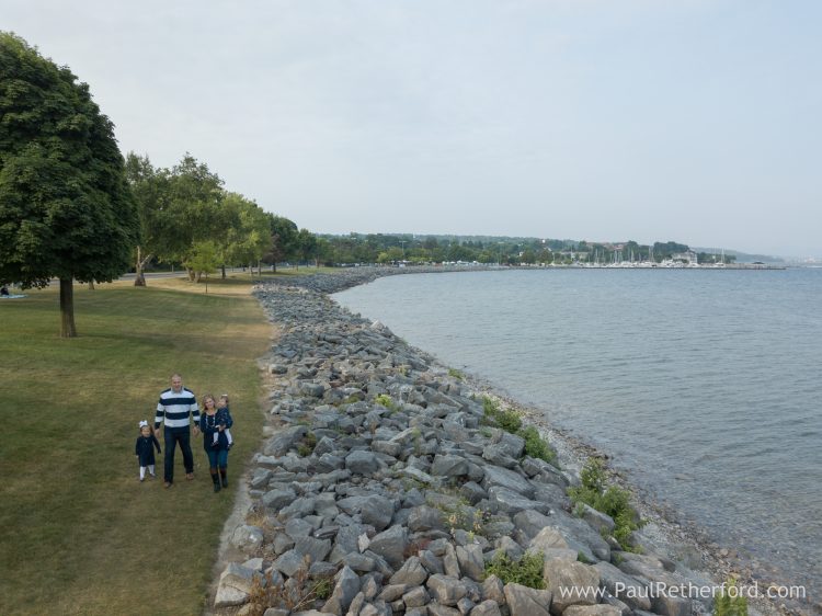 aerial photo family petoskey