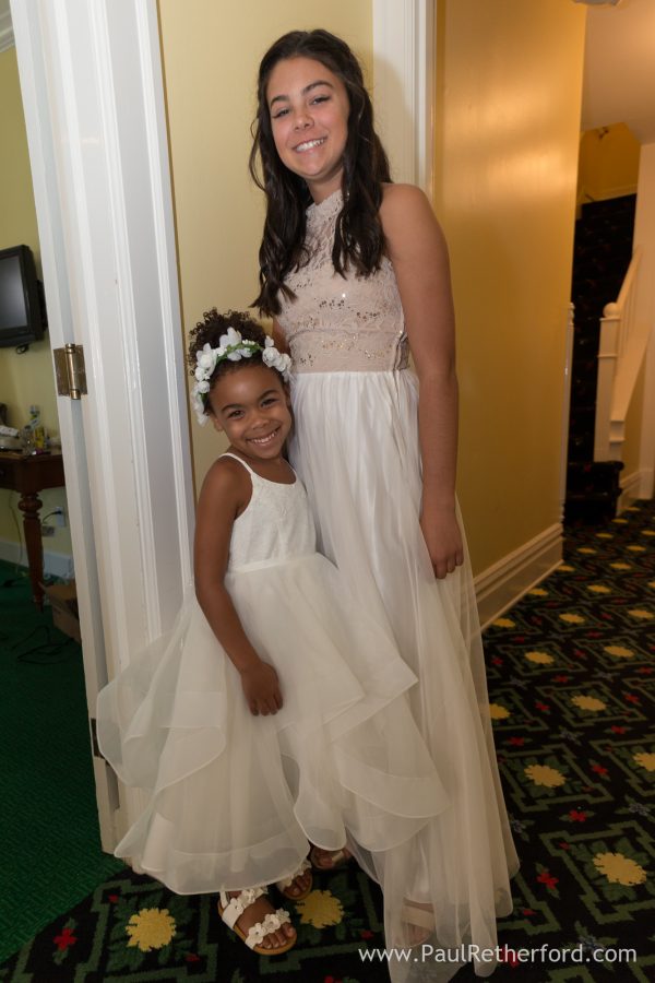 flower girl mackinac island photo