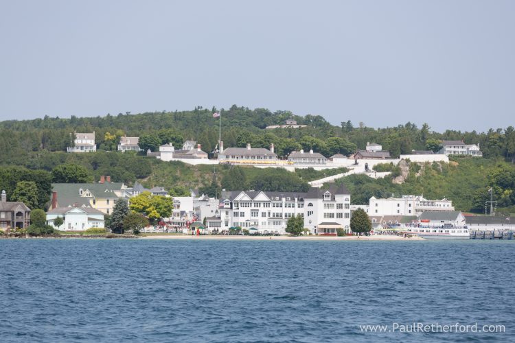 mackinac island downtown water photo