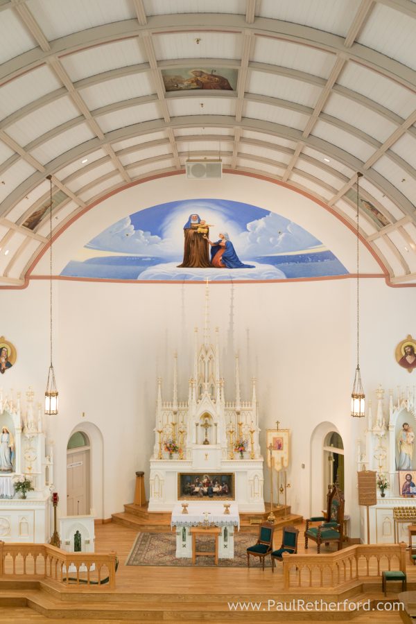 ste anne church wedding photo