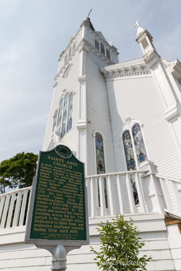 photo ste anne church mackinac island