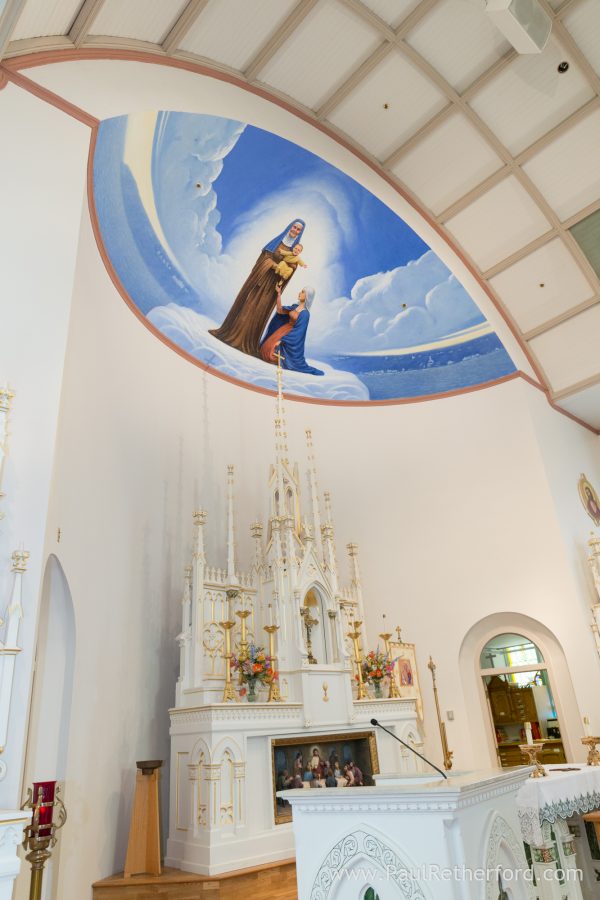 ste anne church mackinac island photo