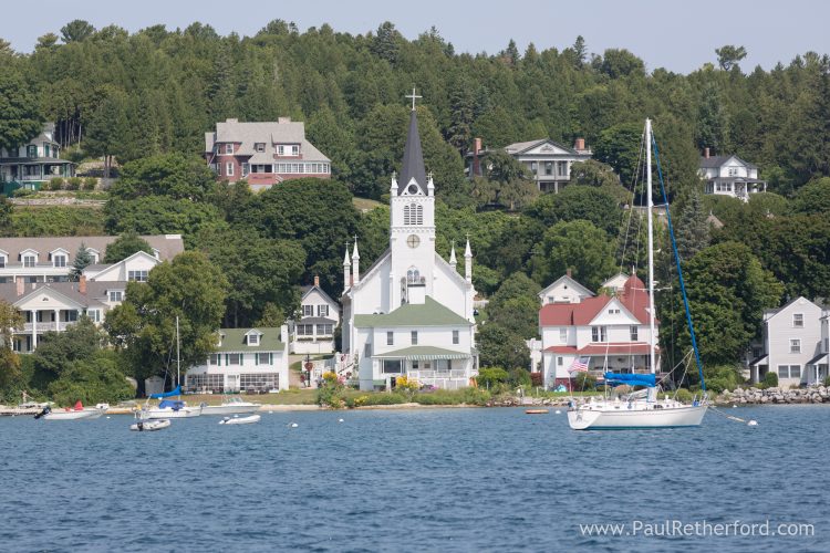 ste anne church mackinac island photo