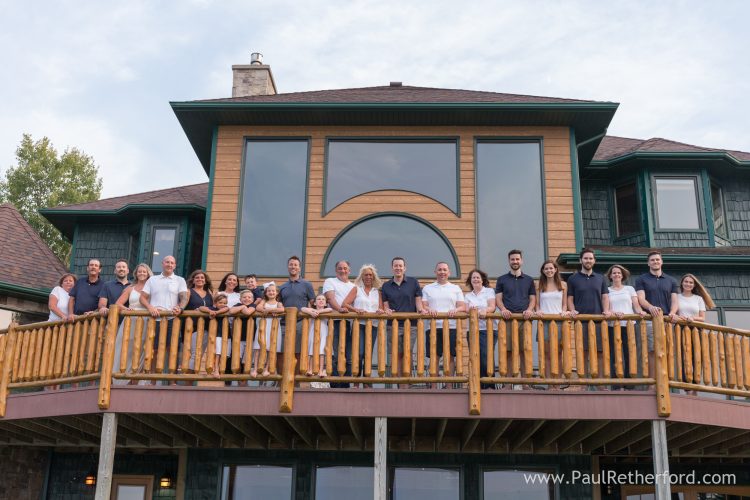 family photo mullet lake northern michigan