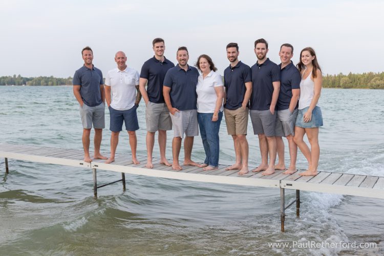 mullet lake family photo
