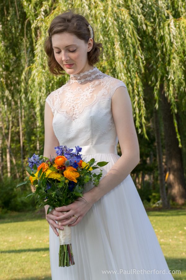 beautiful bride northern michigan photo