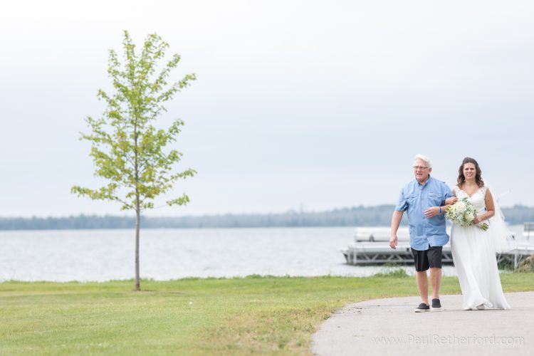 camp petosega wedding photo