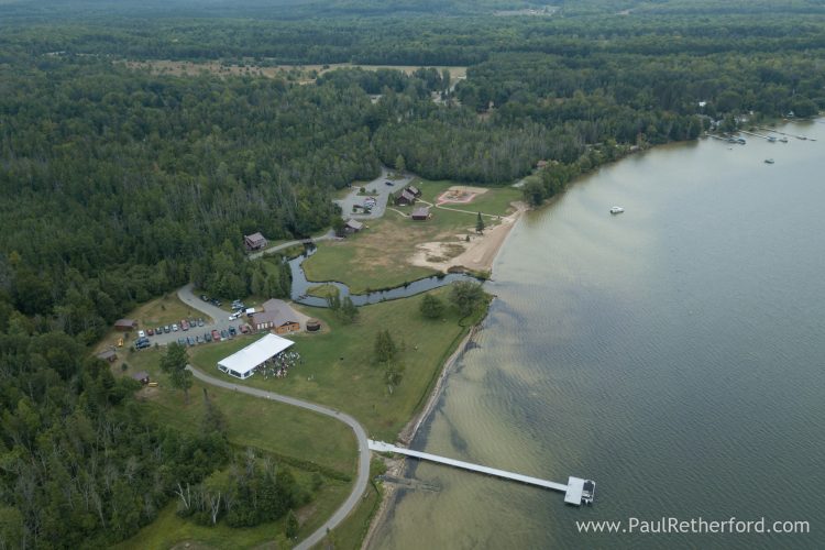 pickerel lake camp petosega northern michigan photo
