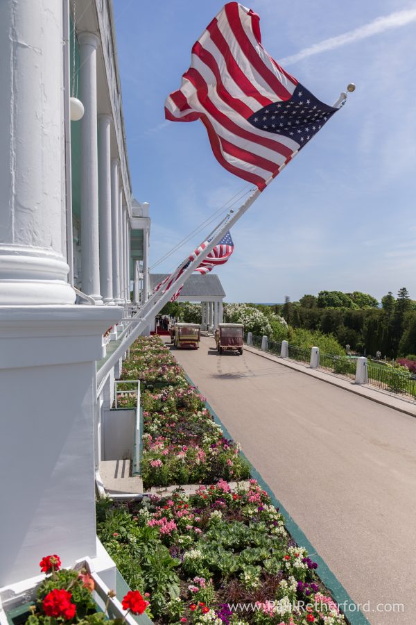 grand hotel porch flags photo