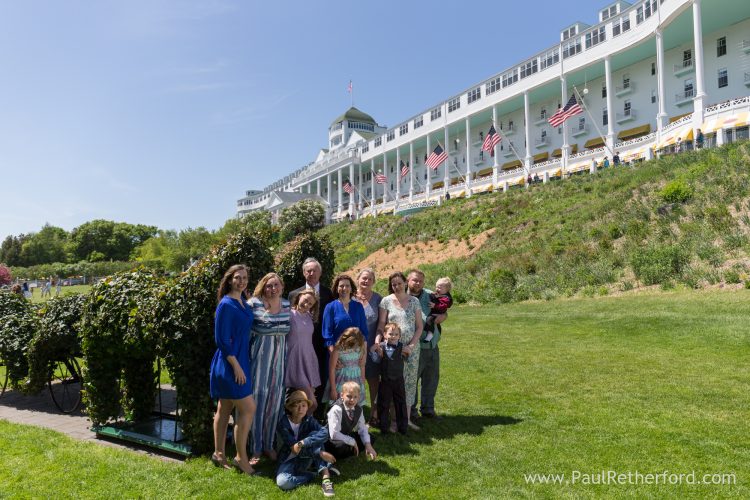 Family Photography Lilac Festival Grand Hotel Mackinac Island