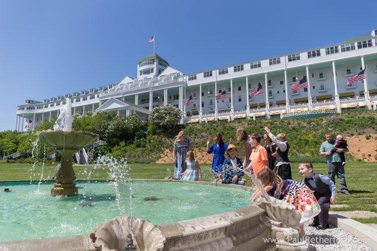 Family Photography Lilac Festival Grand Hotel Mackinac Island