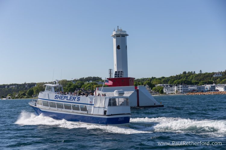 sheplers ferry mackinac island michigan photo