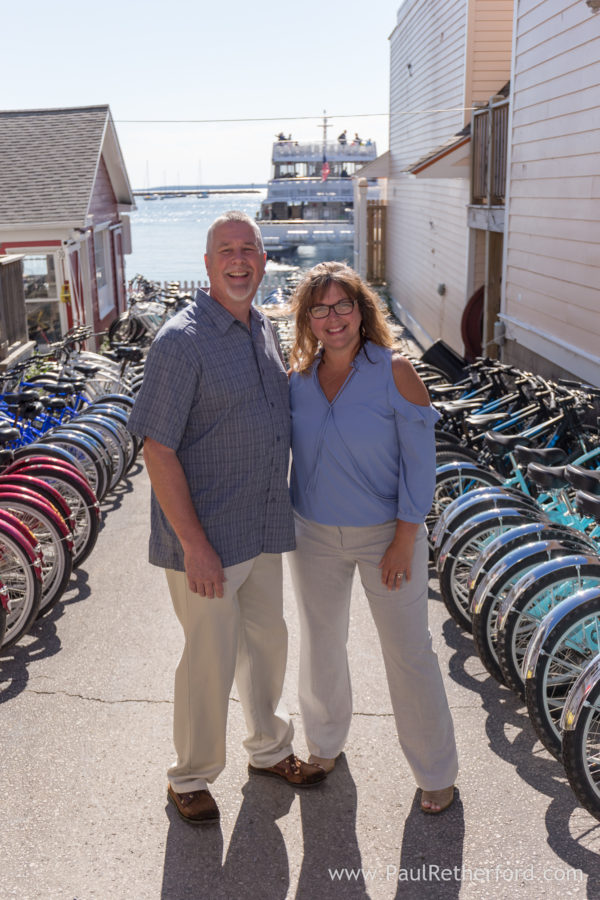 Mackinac Island 10 year anniversary family photography session