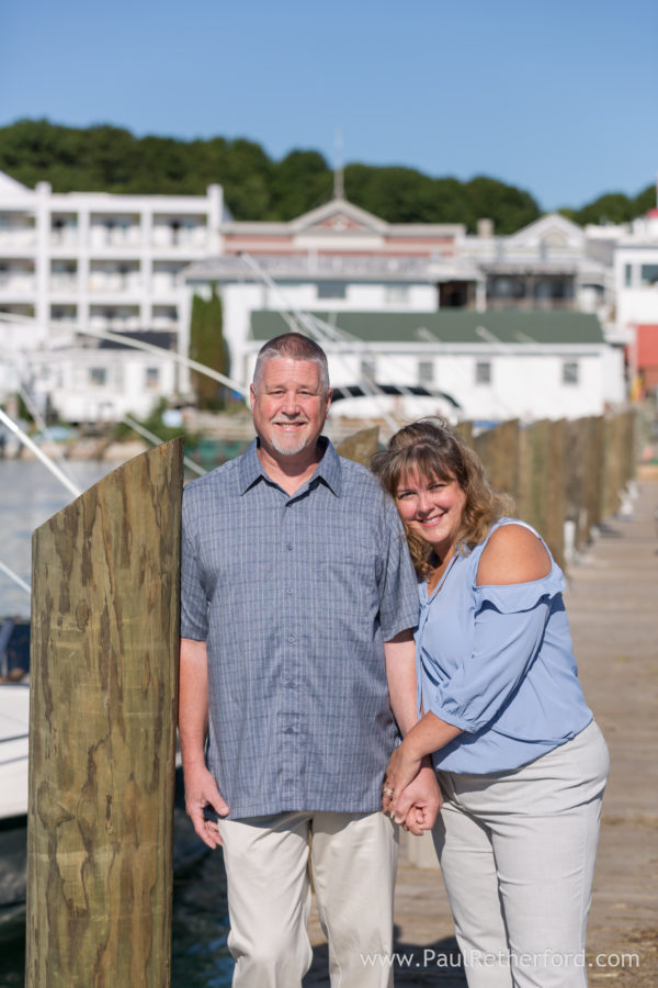 Mackinac Island 10 year anniversary family photography session