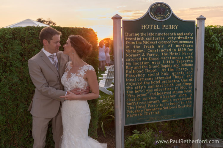staffords perry hotel wedding photo