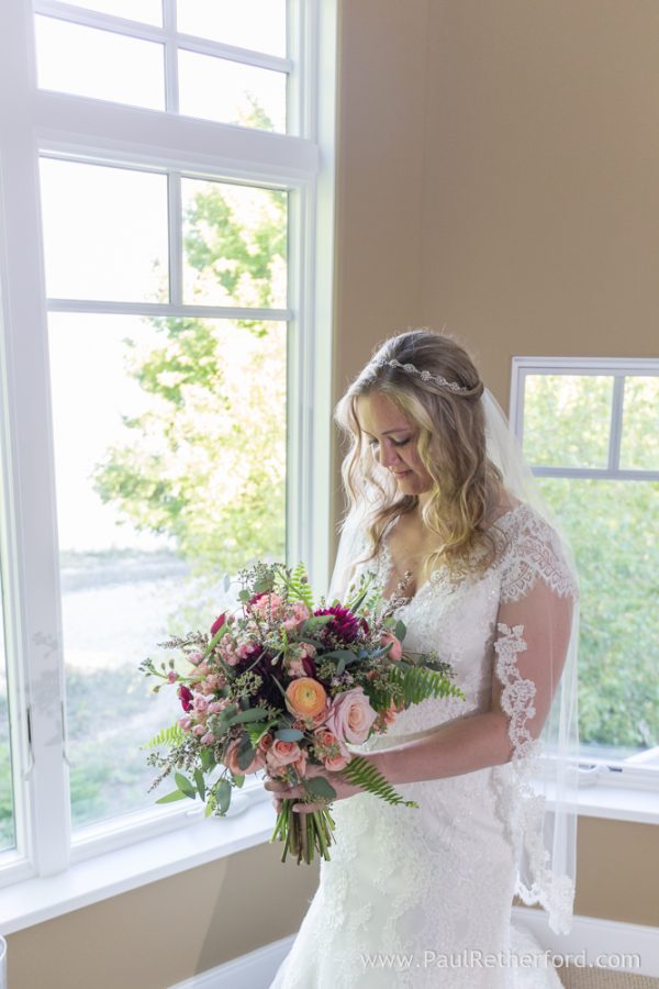 monarch garden and floral wedding flowers photo