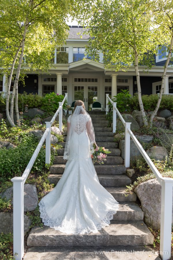 northern michigan wedding bride photo