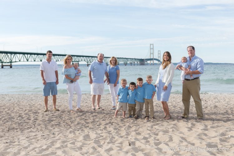 mackinac bridge family photo