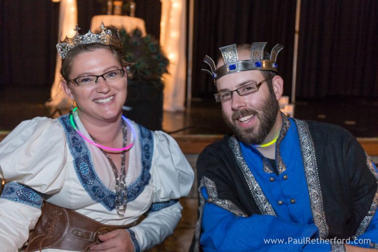 king queen medieval wedding photo