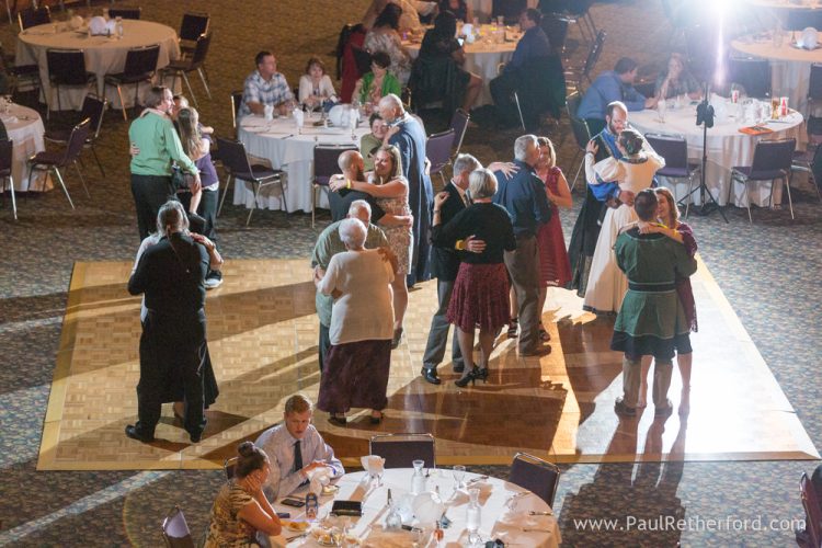 dreammakers theater wedding photo