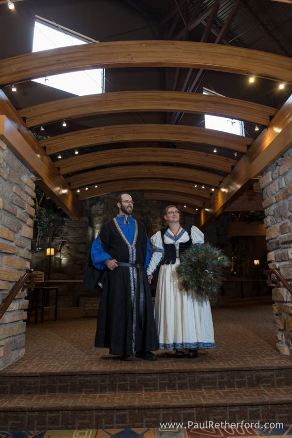 Medieval Wedding Photography Kewadin Dreammaker Theater Sault Ste Marie