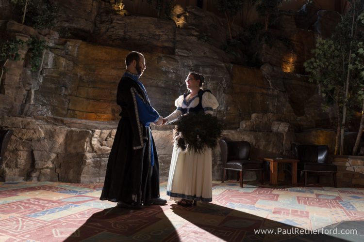 Medieval Wedding Photography Kewadin Dreammaker Theater Sault Ste Marie