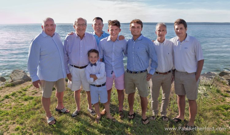 lake michigan group family photo