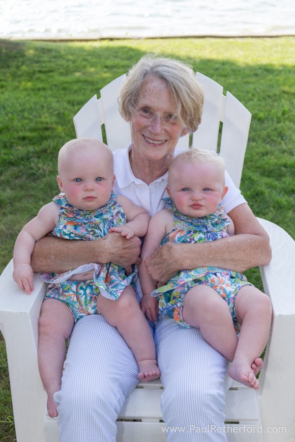grandma and grand babies northern michigan photo