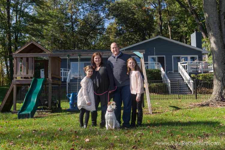 family lake house photo