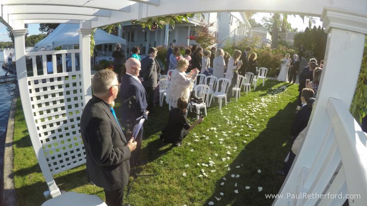 boathouse villa wedding gun lake photo