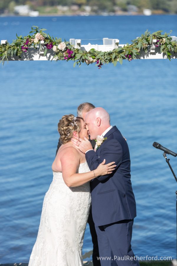 first kiss boathouse villa wedding venue photo