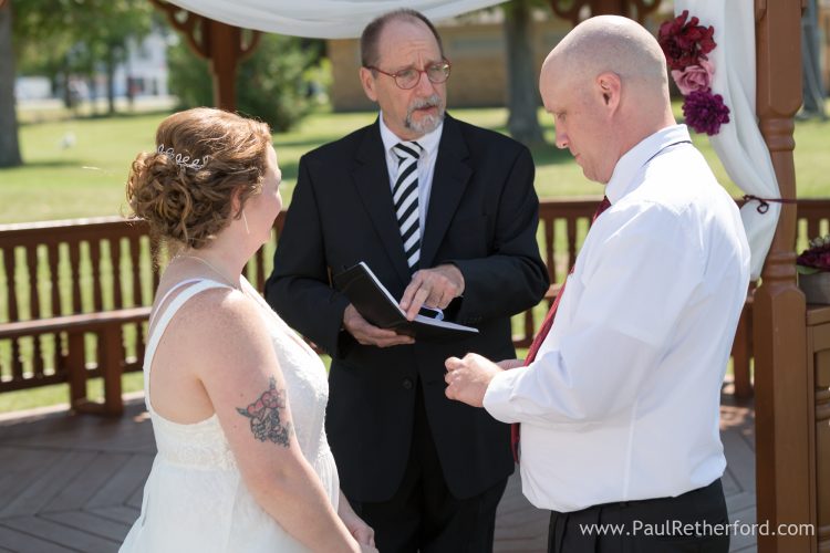 Bridgeview Gazebo | Mackinac State Historic Parks Wedding Photography