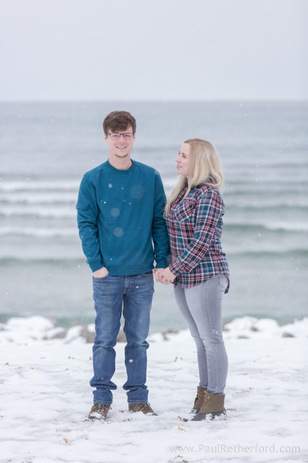 photo engagement petoskey waterfront
