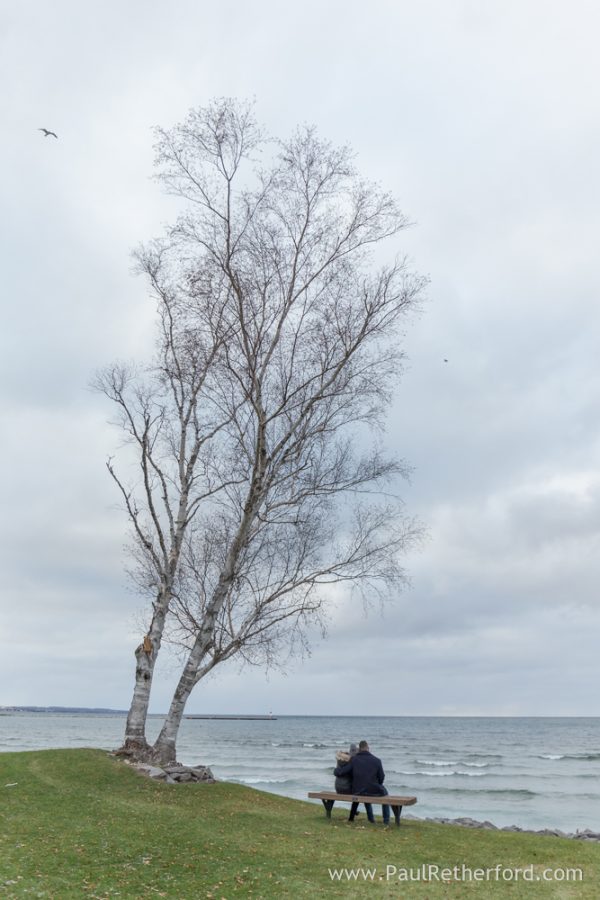 engagement photo northern michigan