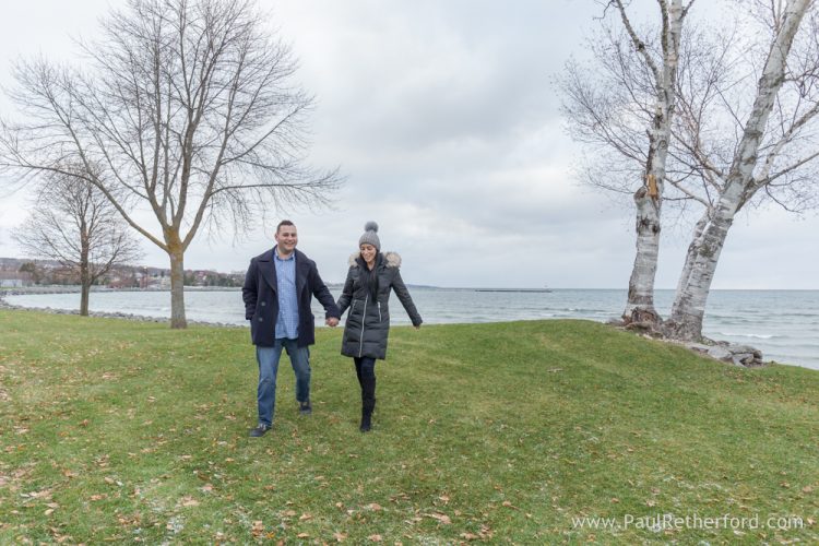 engagement photo petoskey michigan
