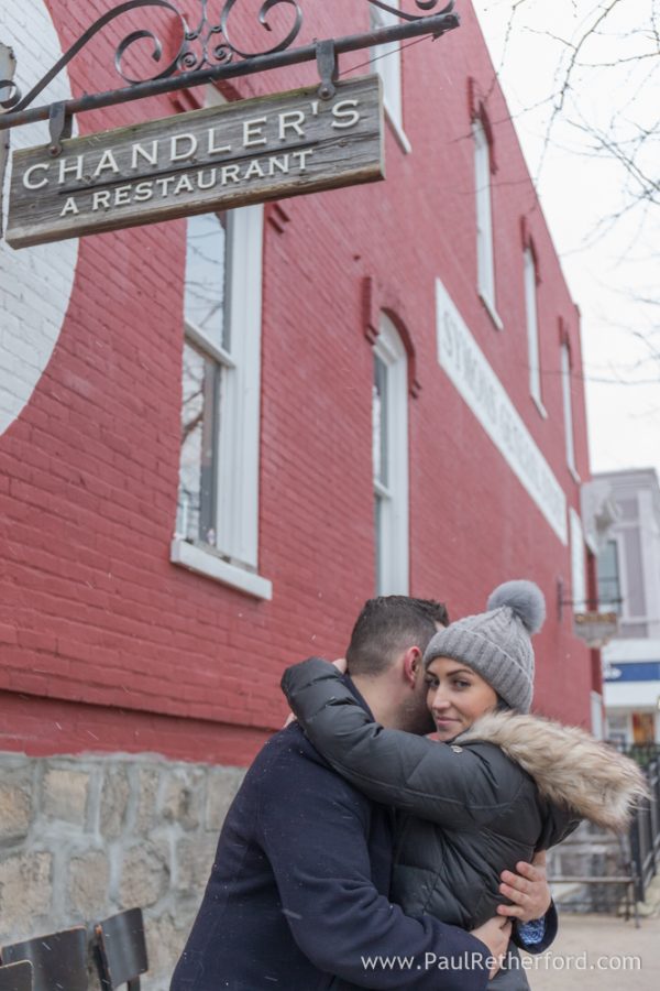 Surprise Engagement Petoskey Northern Michigan pier breakwall lighthouse photography