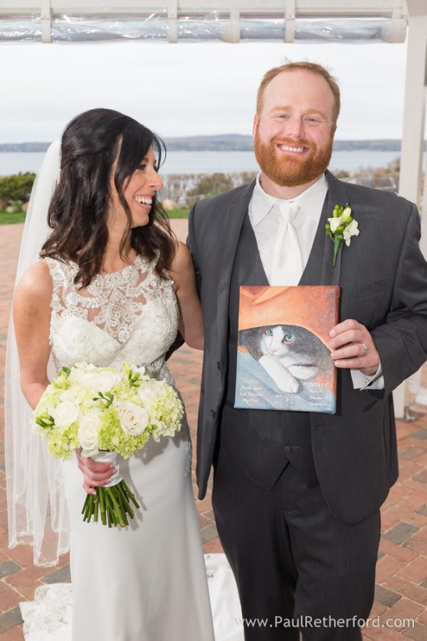 wedding day petoskey michigan flowers