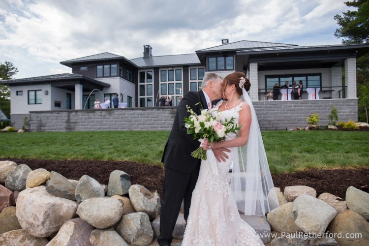 ossineke beach wedding photo